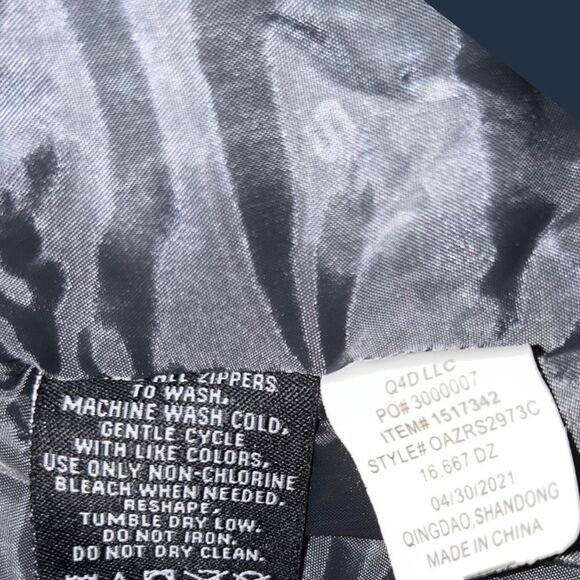 Youth Snozu Orange & Gray Puffer Jacket Size 5 - Picture 4 of 5